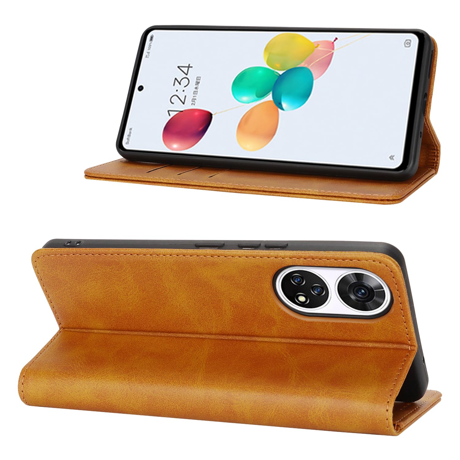 Amazon.co.jp: ZTE あんしんファミリースマホ ケース 手帳型 A303ZT